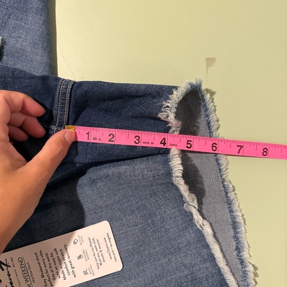 NWT Seven7 The Weekend Mid Rise Jean Shorts- 16 - Picture 8 of 9